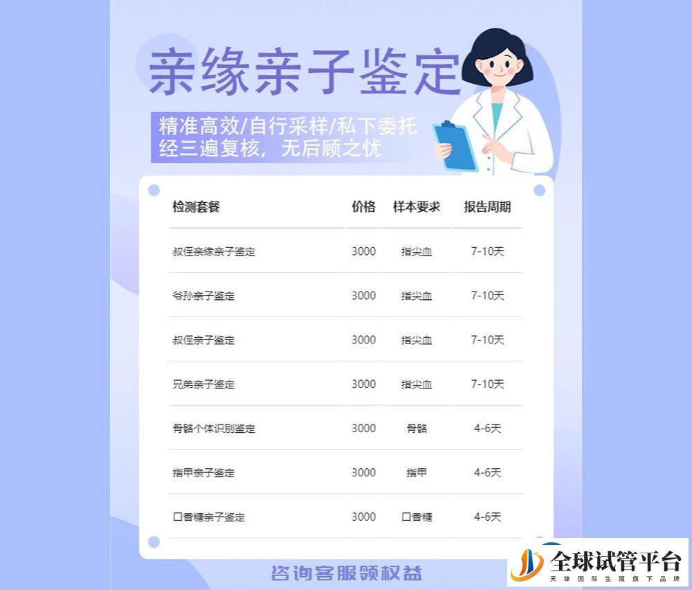 哪里可以做dna亲子鉴定