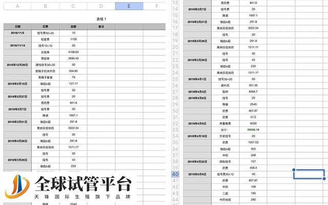 在南京中大医院做试管费用清单表